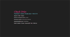 Desktop Screenshot of chuckdries.com